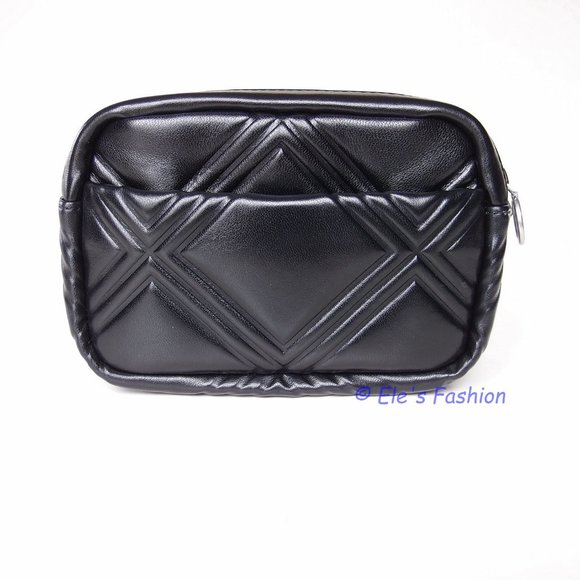 ❤️ NWT Tory Burch Perry Bombe Mini Puffy Leather Crossbody Bag BLACK Authentic - Picture 7 of 14